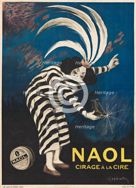 Naol Cirage à la Cire, 1919. Creator: Cappiello, Leonetto (1875-1942).