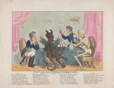 Nap and His Friends in their Glory, October 1, 1813., October 1, 1813. Creator: Thomas Rowlandson