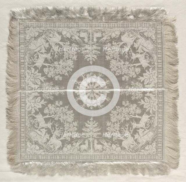 Napkin, 1867. Creator: Unknown.