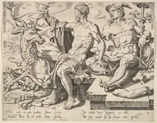 Naphtali, from the series The Twelve Patriarchs, 1550. Creator: Dirck Volkertsen Coornhert