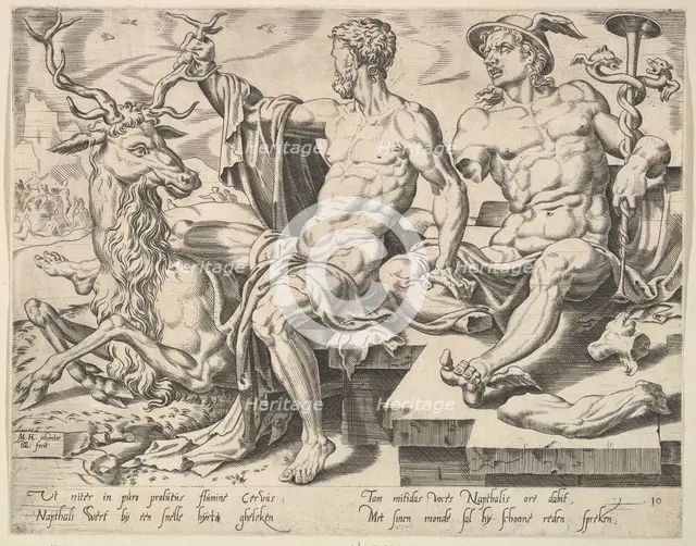 Naphtali, from the series The Twelve Patriarchs, 1550. Creator: Dirck Volkertsen Coornhert.