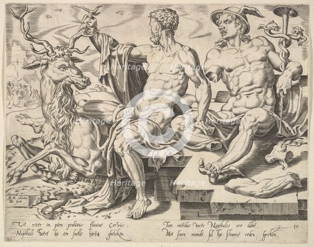 Naphtali, from the series The Twelve Patriarchs, 1550. Creator: Dirck Volkertsen Coornhert.
