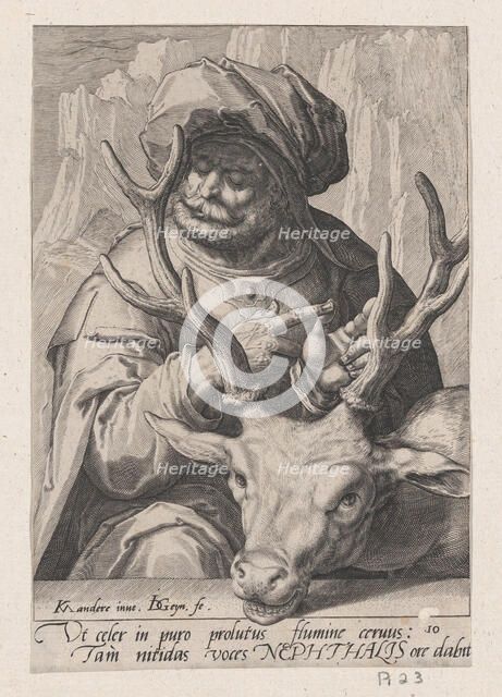 Naphthali, from The Twelve Sons of Jacob. Creator: Jacques de Gheyn II.