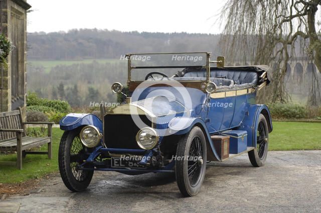 Napier open tourer 1913. Artist: Simon Clay.