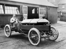 Napier L48 in 1905 with Newton. Creator: Unknown