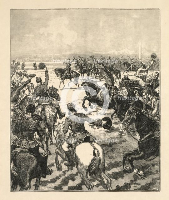 Napoleanic Battle Scene. Creator: Daniel Urrabieta Vierge (Spanish, 1851-1904).