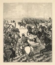Napoleanic Battle Scene. Creator: Daniel Urrabieta Vierge (Spanish, 1851-1904)