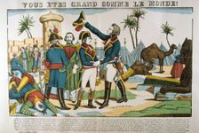 Napoleon and General Kleber on the expedition to Egypt, 1798, (c1835). Artist: Francois Georgin