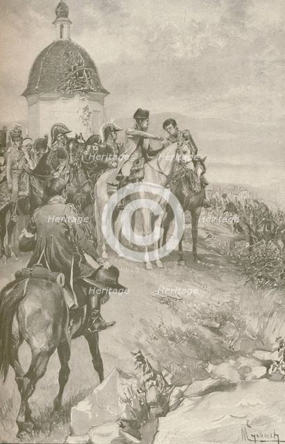 'Napoleon and His Staff at Austerlitz', 1896. Artist: Unknown.