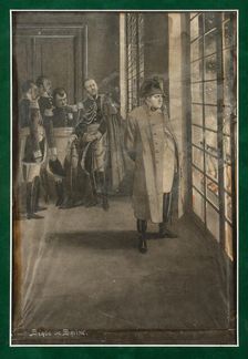 Napoleon and his staff in the Kremlin before the burning Moscow