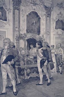 Napoleon and the Empress of Austria at Dresden 1812, (1896)