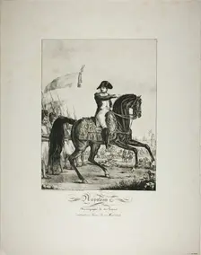 Napoleon Accompanied by his Good Men, Returning to France on March 1, 1815, March 20, 1815. Creator: Francois Pascal Simon Gerard