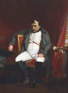 Napoleon at Fontainebleau During the First Abdication - 31 March 1814 (1845). Artist: Paul Delaroche
