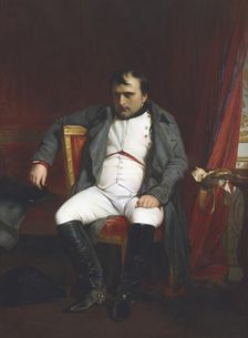 Napoleon at Fontainebleau During the First Abdication - April 1814 Artist: Paul Delaroche