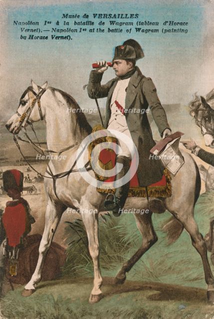 Napoleon at the Battle of Wagram, (1809), c.1910s. Creator: Unknown.