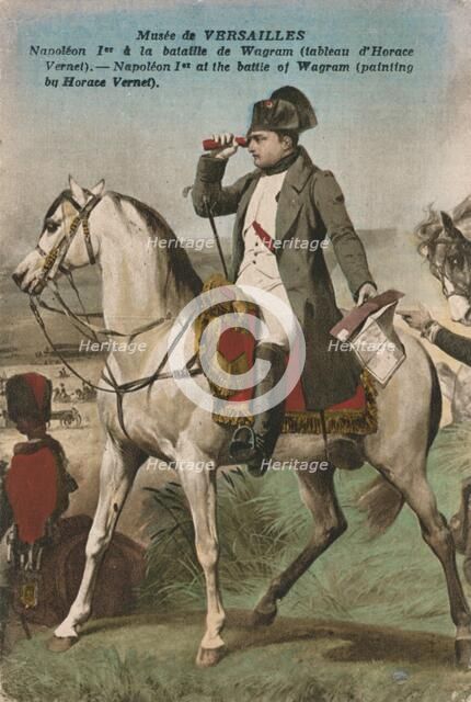 Napoleon at the Battle of Wagram, (1809), c.1910s. Creator: Unknown.