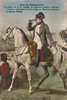 Napoleon at the Battle of Wagram, (1809), c.1910s. Creator: Unknown