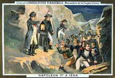 Napoleon at the Battle of Jena, 14 October 1806, (19th century)