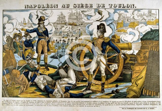 'Napoleon at the Siege of Toulon', 1793, (19th century). Artist: Unknown
