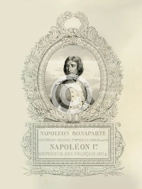 Napoléon Bonaparte, 1804, (1839). Creator: Claude-Marie-François Dien.