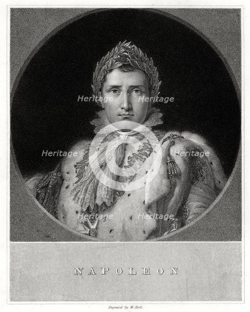Napoleon Bonaparte, 19th century.Artist: W Holl