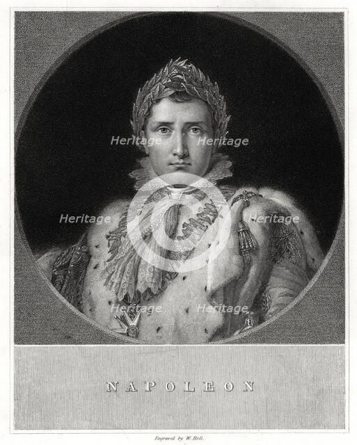 Napoleon Bonaparte, 19th century.Artist: W Holl