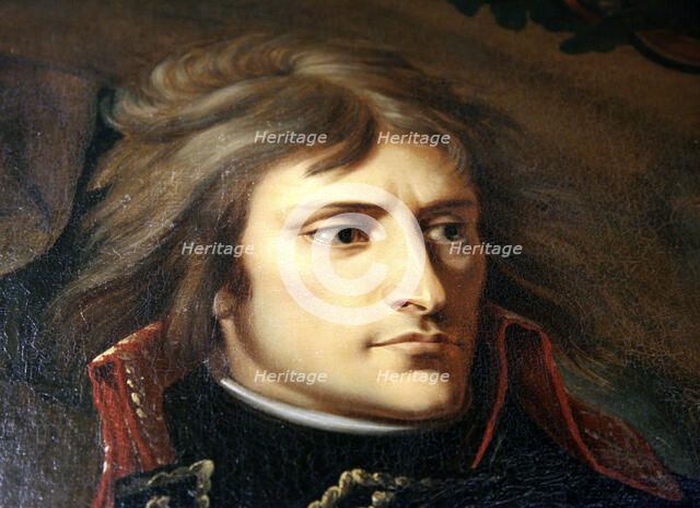 'Napoleon Bonaparte on the Bridge at Arcole', c1796-c1797. Artist: Antoine-Jean Gros