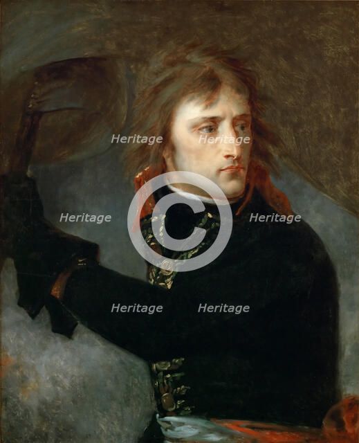 Napoleon Bonaparte at the Pont d'Arcole. Artist: Gros, Antoine Jean, Baron (1771-1835)