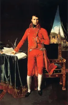 Napoleon Bonaparte as First Consul of France 1803-1804. Artist: Jean-Auguste-Dominique Ingres