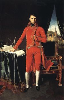 Napoleon Bonaparte as First Consul of France 1803-1804. Artist: Jean-Auguste-Dominique Ingres