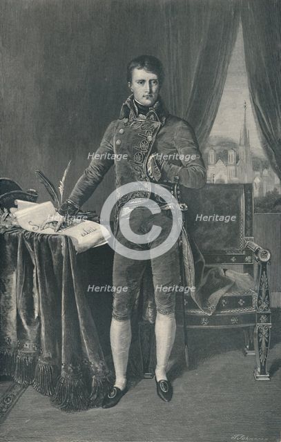 'Napoleon Bonaparte, First Consul', 1803-1804, (1896). Artist: T Johnson.