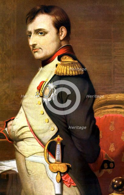 Napoleon Bonaparte, French general and Emperor.Artist: Paul Delaroche