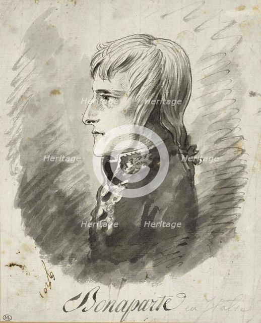 Napoléon Bonaparte, Général en chef der Armée d'Italie, ca 1797. Creator: Gros, Antoine Jean, Baron (1771-1835).