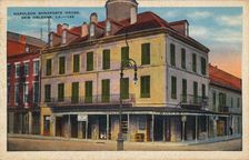 Napoleon Bonaparte House, New Orleans, 1935