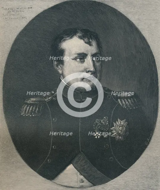 'Napoleon Bonaparte in 1809', (1896). Artist: Gustave Kruell.