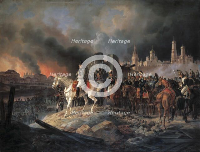 Napoleon Bonaparte in Moscow', 1840. Creator: Adam, Albrecht (1786-1862).