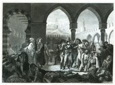 Napoleon Bonaparte in Jaffa (Israel) in the Egyptian campaign. Taken by the French in March 1799 …