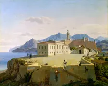Napoleon Bonaparte in Portoferraio 1814 (1839). Artist: Leo von Klenze