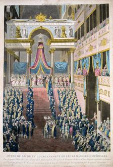 Napoleon Bonaparte is crowned Emperor Napoleon I, 2nd December, 1804 19th century