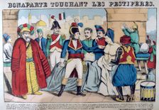 Napoleon Bonaparte Visiting the Plague Stricken of Jaffa 11th March 1799, 19th century