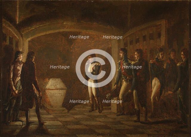 Napoleon before the Tomb of Frederick the Great .