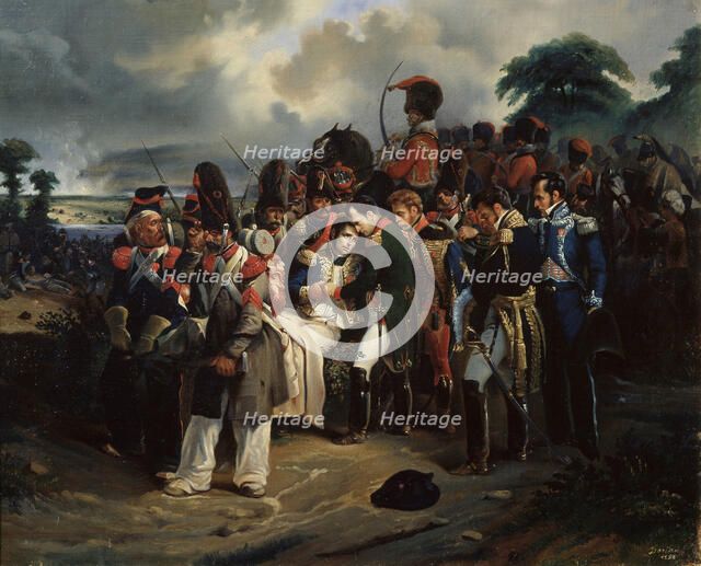'Napoleon Bidding Farewell to Marshal Jean Lannes', 1858. Artist: Dorian