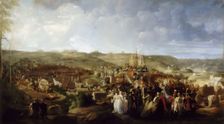 Napoleon Distributes the Crosses of the Legion of Honor at the Camp of Boulogne on August 16, 1804, Artist: Hennequin, Philippe-Auguste (1762-1833)