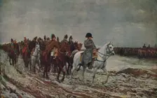 Napoleon during French Campaign of 1814 1864, (c1915). Artist: Jean Louis Ernest Meissonier