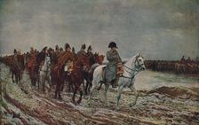 Napoleon during French Campaign of 1814 1864, (c1915). Artist: Jean Louis Ernest Meissonier