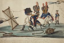 Napoleon Flying Kite, 1813