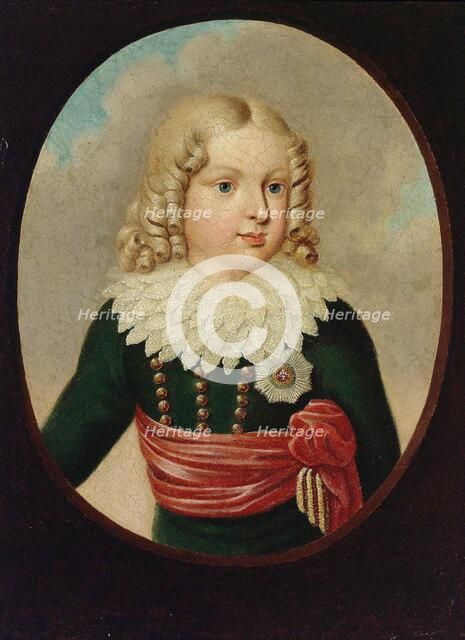 Napoléon François Bonaparte, Duke of Reichstadt, King of Rome (1811-1832), ca 1825. Creator: Anonymous.