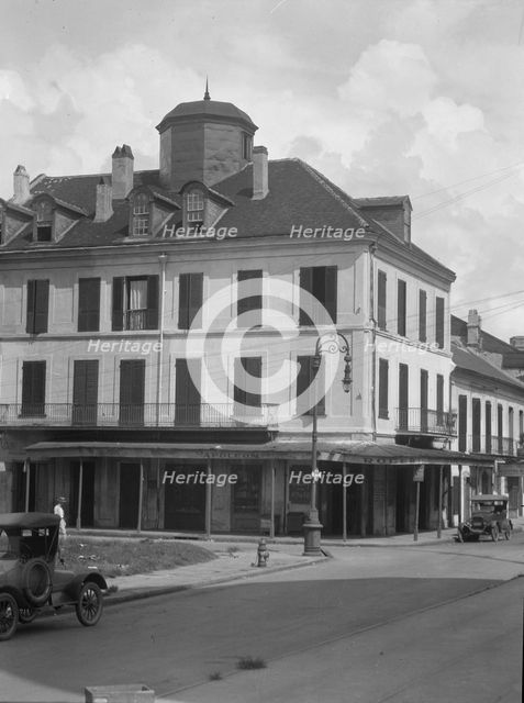 Napoleon House on Chartres Street, New Orleans, between 1920 and 1926. Creator: Arnold Genthe.