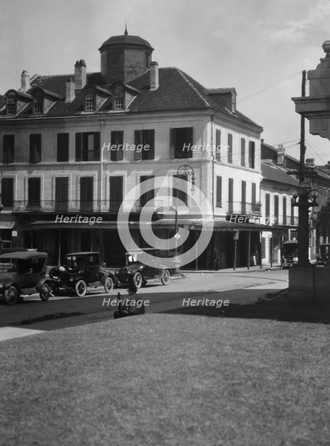 Napoleon House on Chartres Street, New Orleans, between 1920 and 1926. Creator: Arnold Genthe.