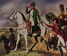 Napoleon I 1769-1821. In der Schiacht bei Wagram 1934. Creator: Unknown
